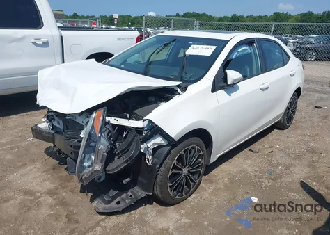 2016 Toyota Corolla S Plus из США, поврежденный, VIN 2T1BURHE7GC619681